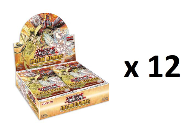 Yu-Gi-Oh Amazing Defenders Booster Box CASE (12 Booster Boxes)